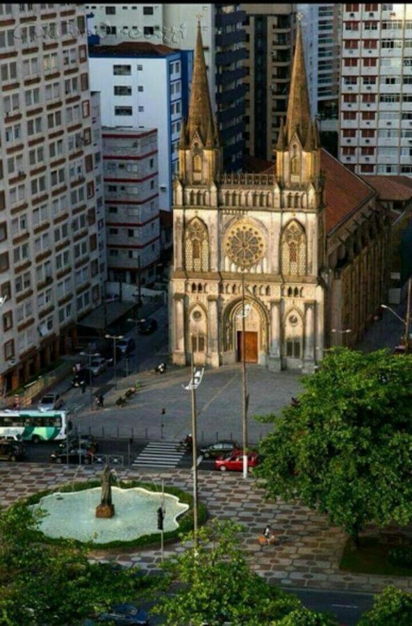 Apartmán Kitnet Aconchegante Beira Mar. Santos  Exteriér fotografie